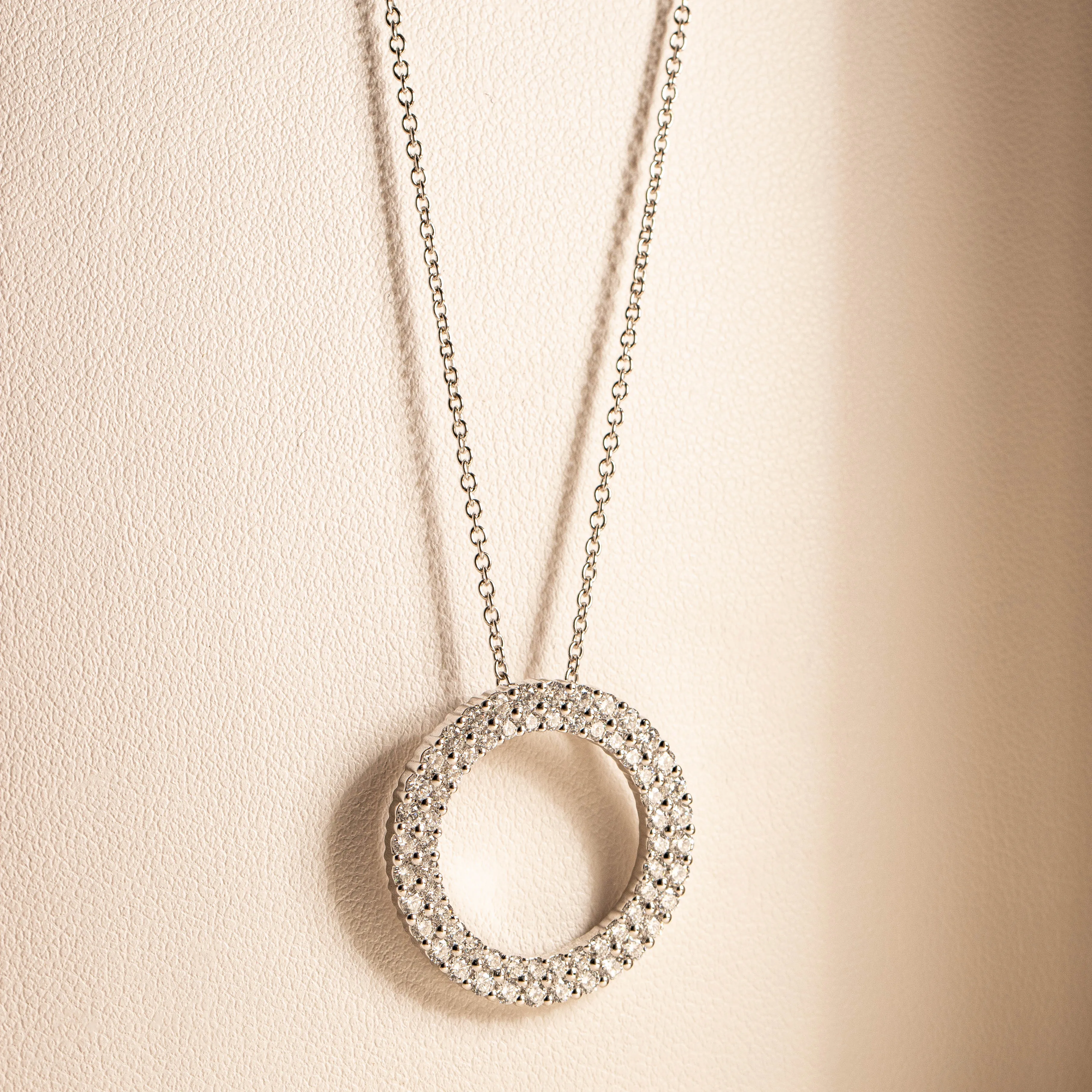18ct White Gold 1.10ct Diamond Apollo Necklace
