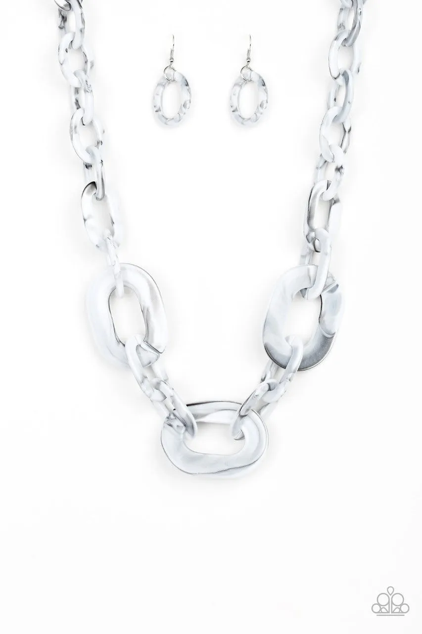 All In-VINCIBLE Silver Paparazzi Necklace