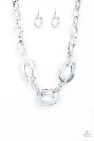 All In-VINCIBLE Silver Paparazzi Necklace