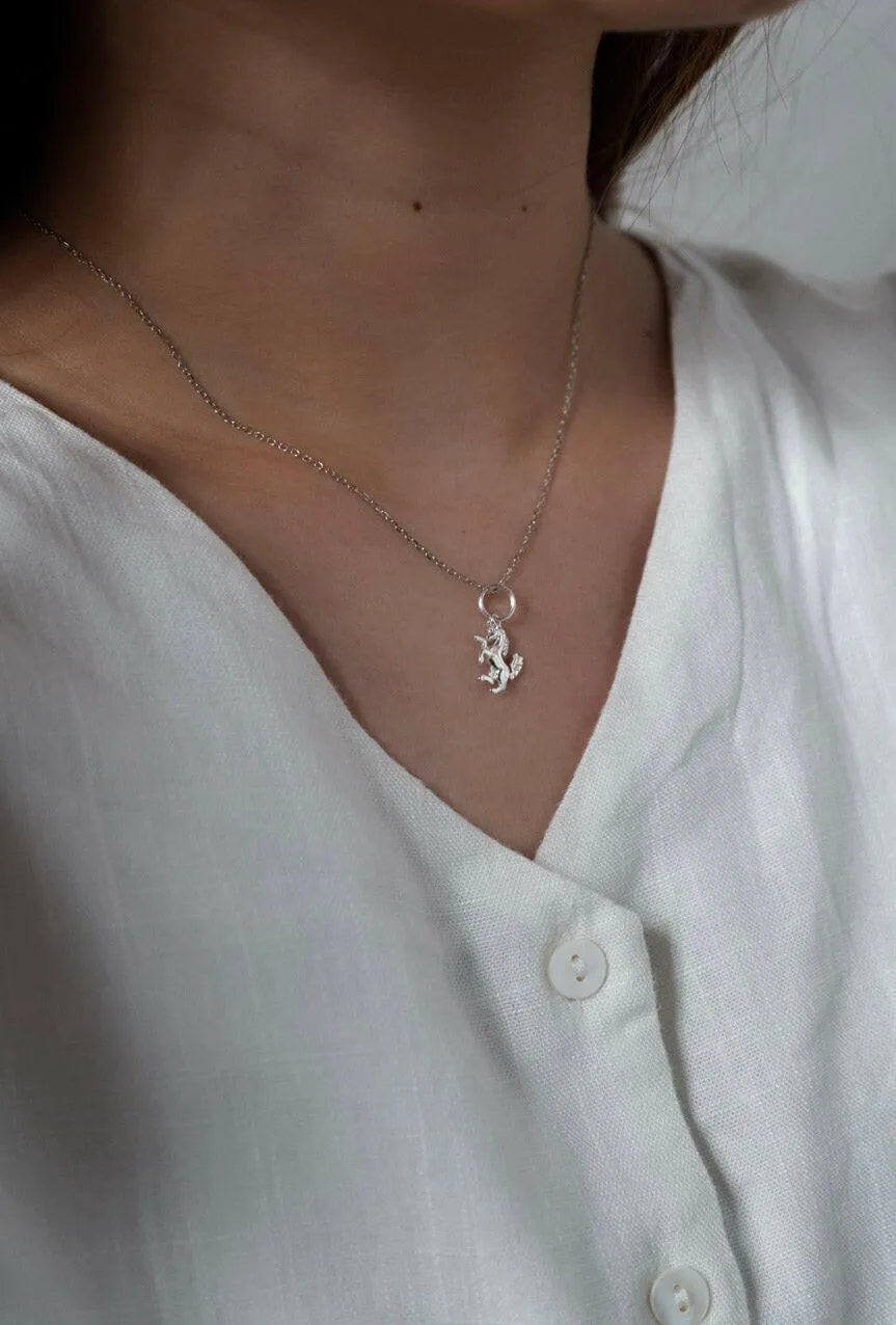 ALTHEA Unicorn Sterling Silver Necklace