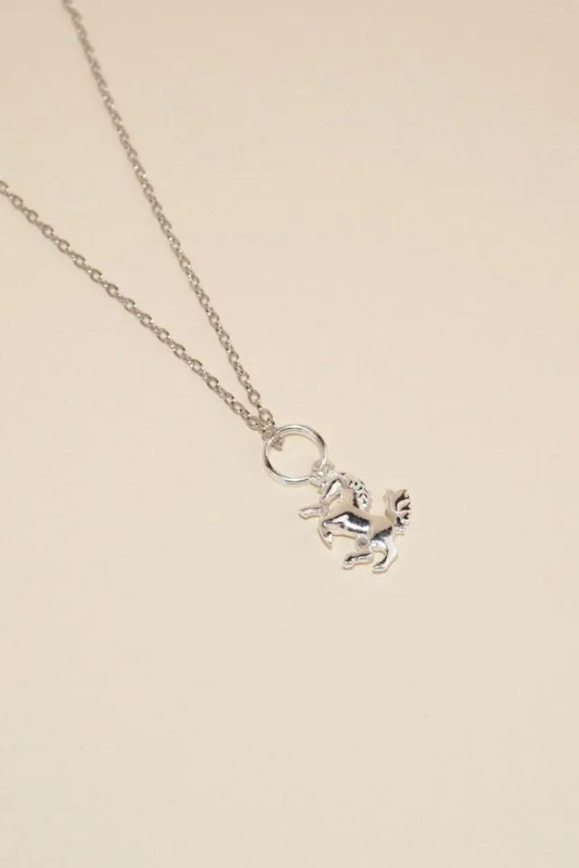 ALTHEA Unicorn Sterling Silver Necklace