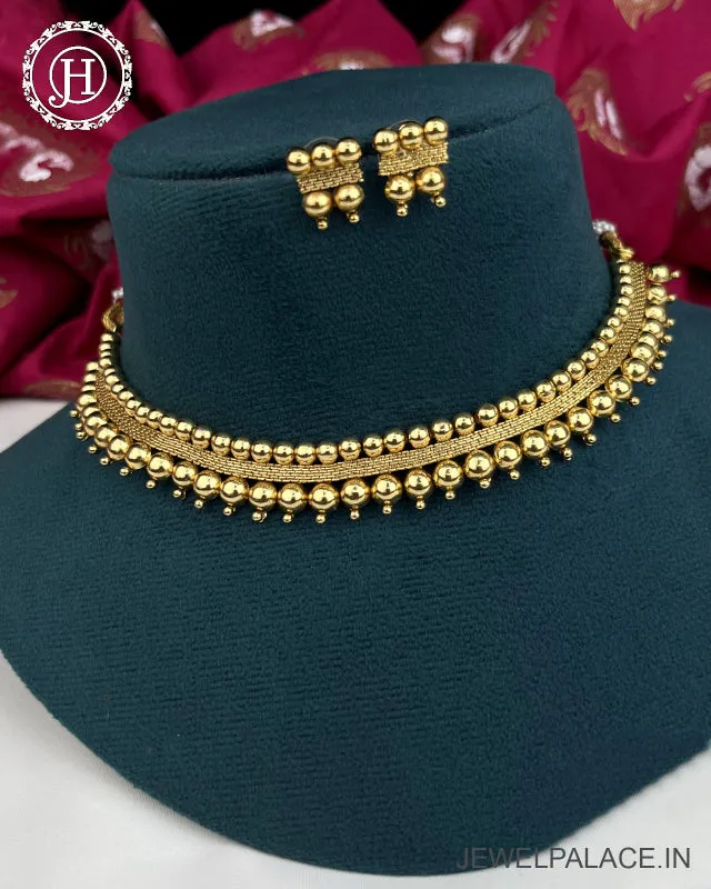 Antique Matte Finish Necklace JH3296
