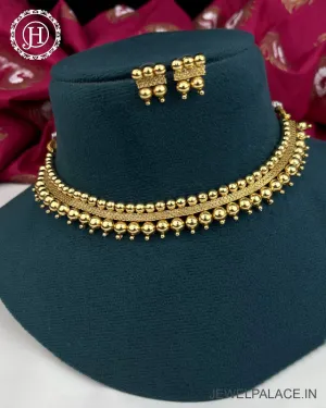 Antique Matte Finish Necklace JH3296