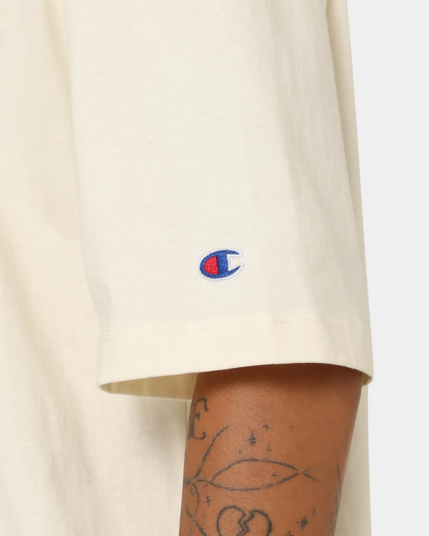 Champion Heritage New Script T-Shirt Chalk White