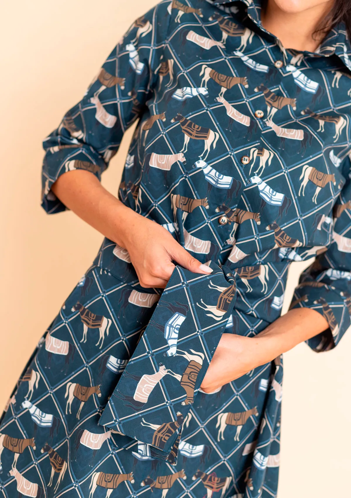 Grand Prix - Shirt Dress - Navy