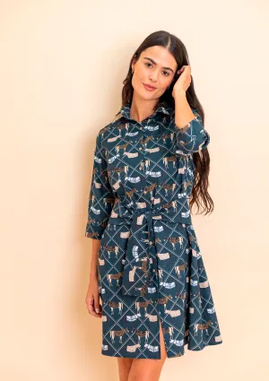 Grand Prix - Shirt Dress - Navy