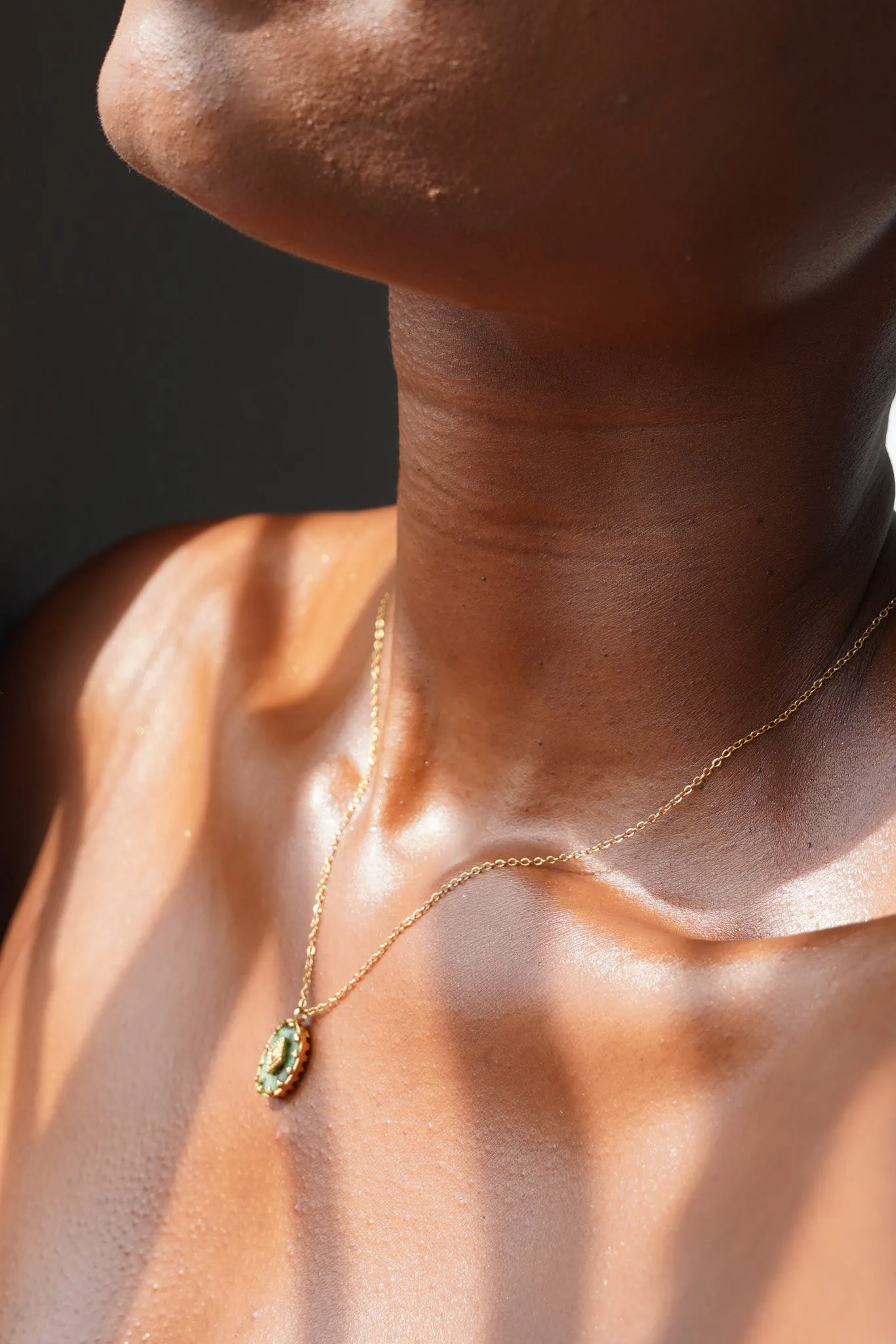 Green Pendant Necklace