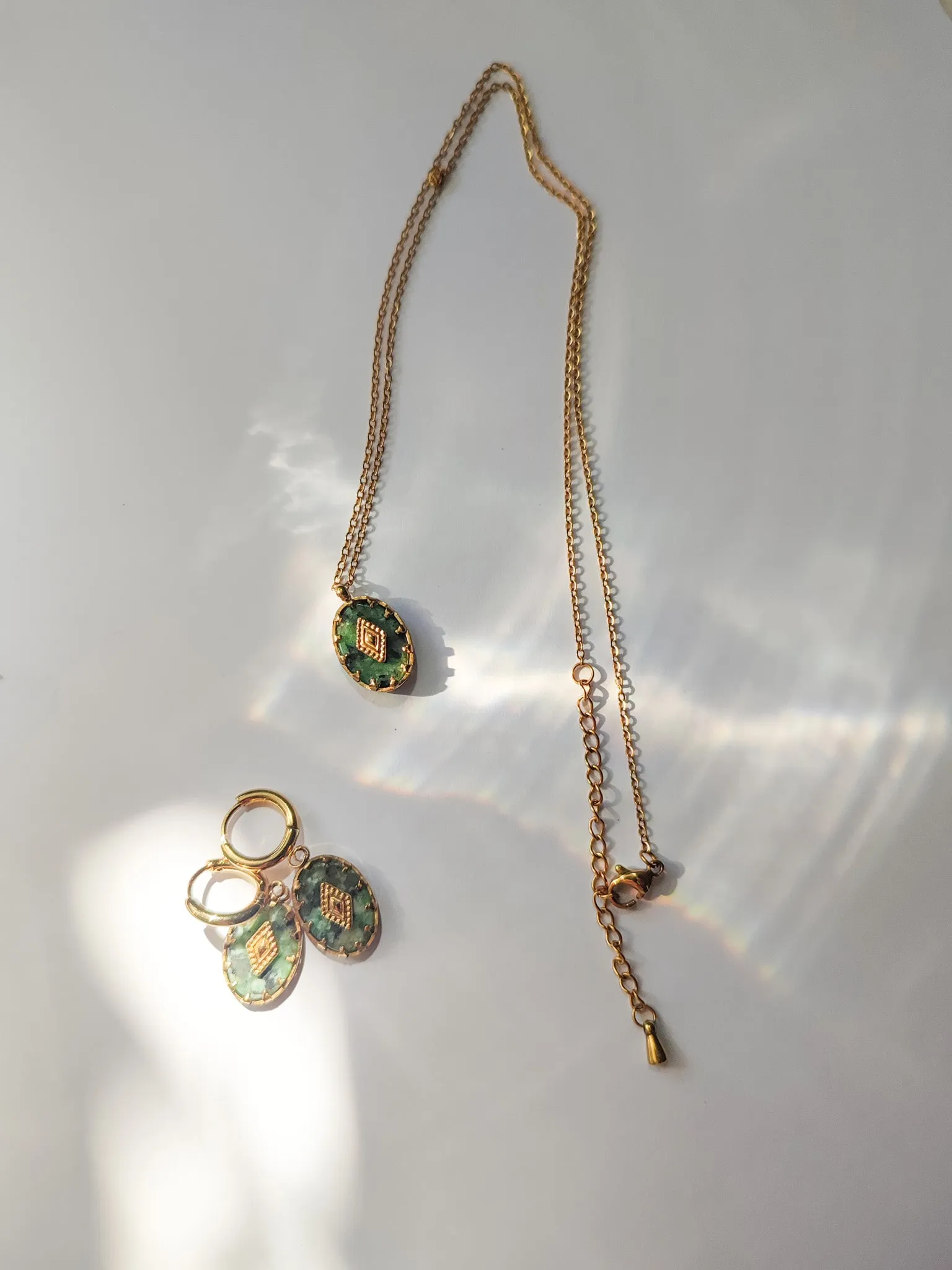 Green Pendant Necklace