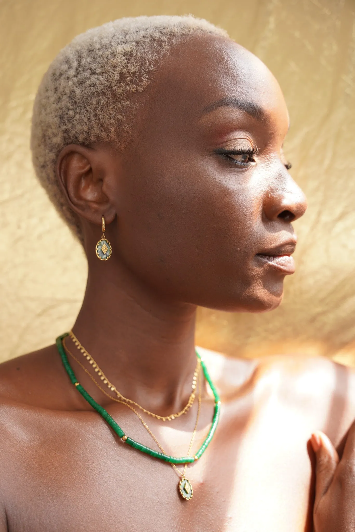 Green Pendant Necklace