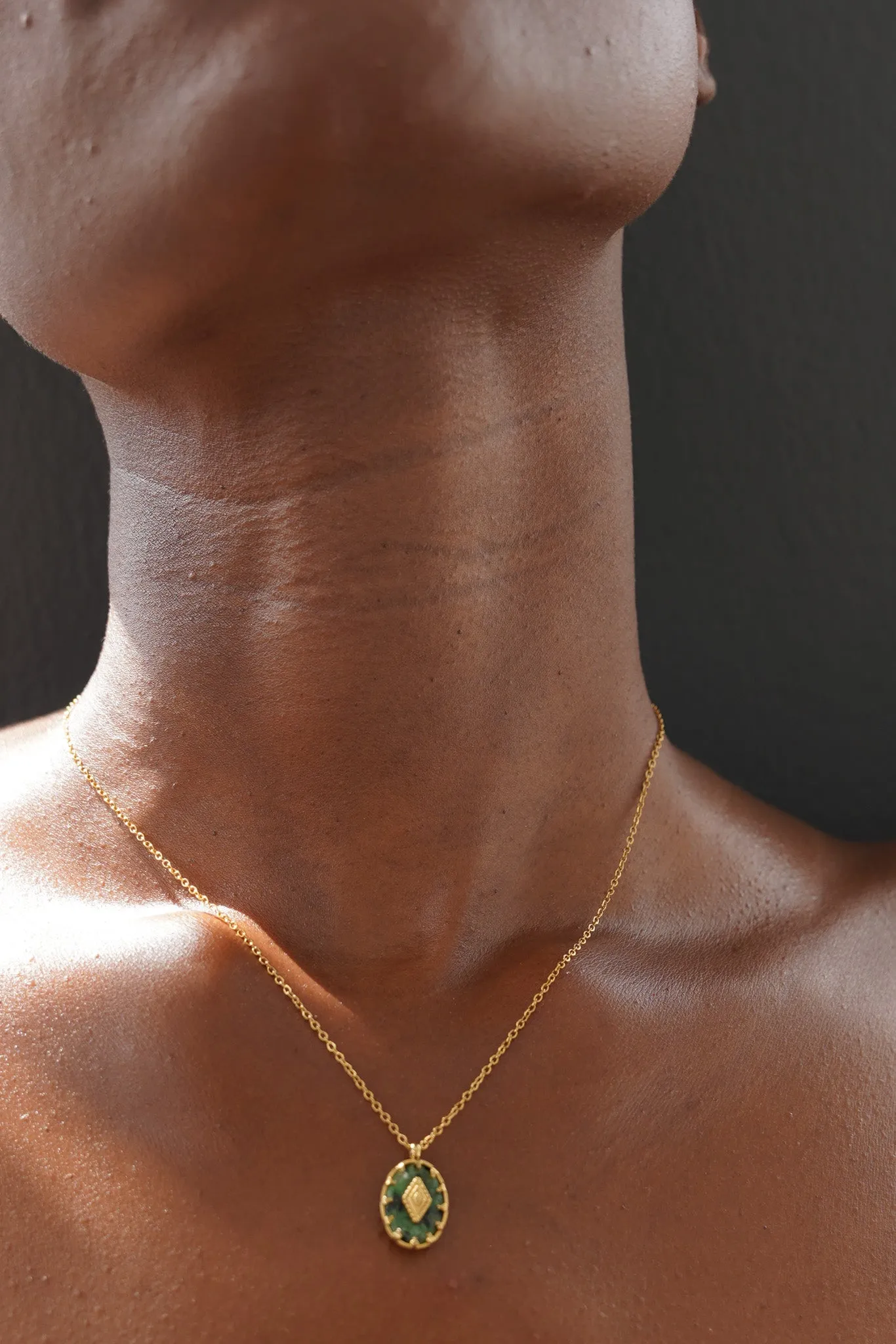 Green Pendant Necklace