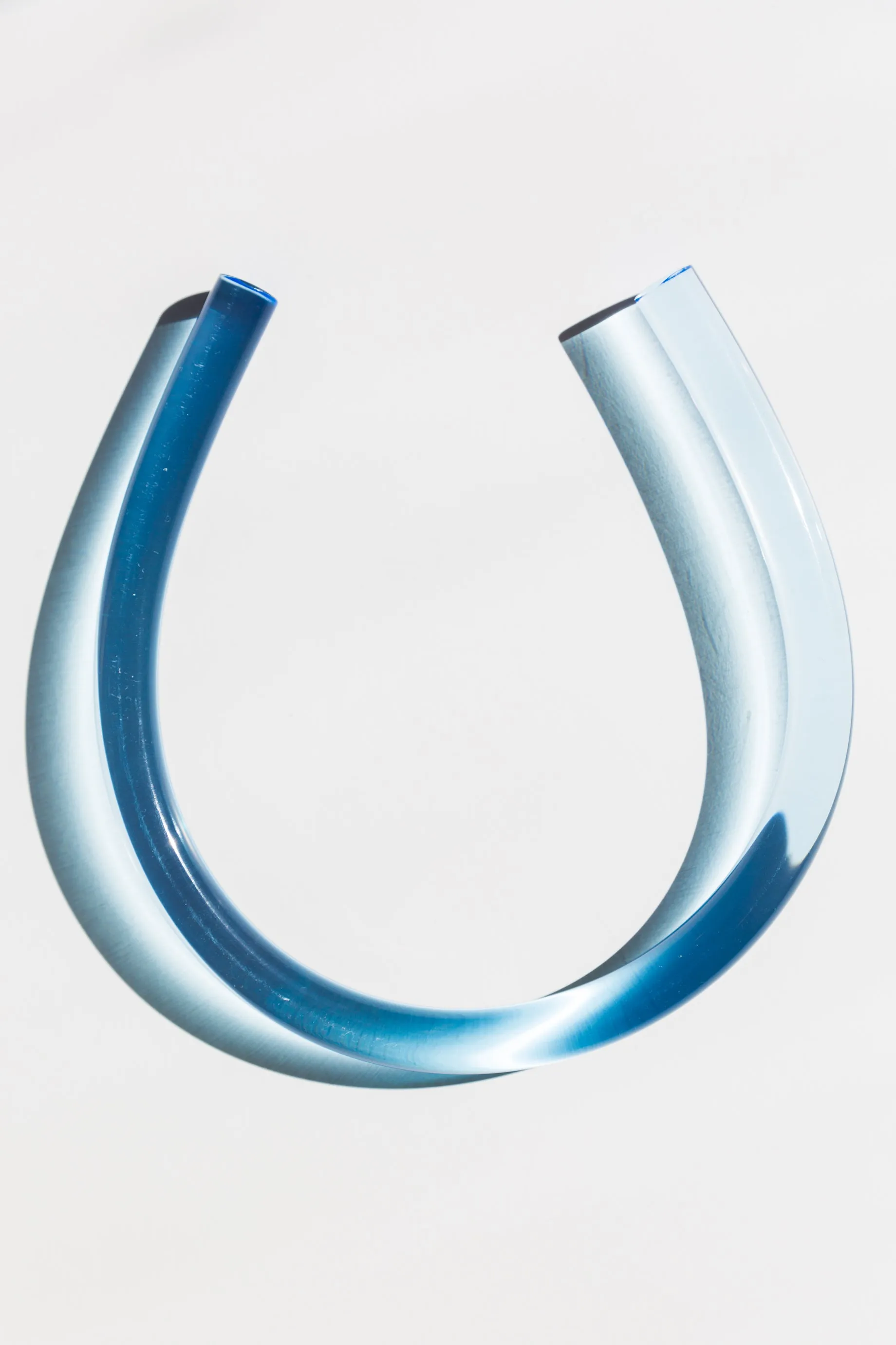 Horseshoe Necklace in Blue