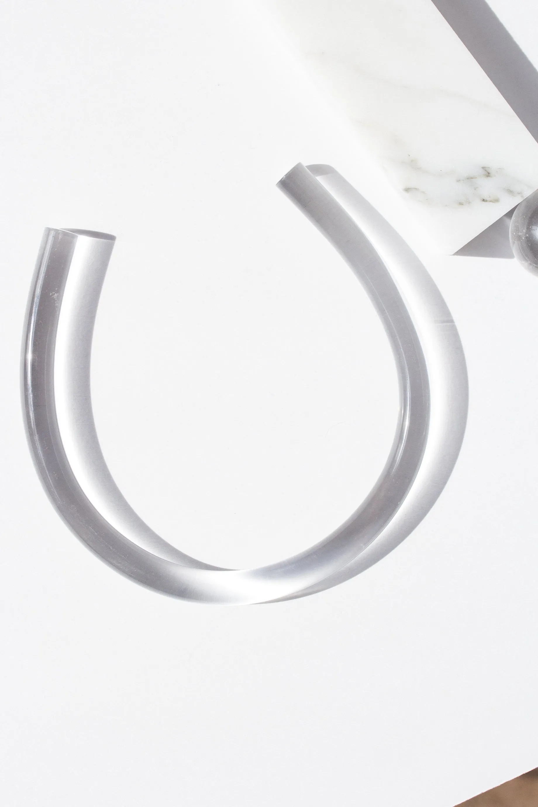 Horseshoe Necklace in Blue