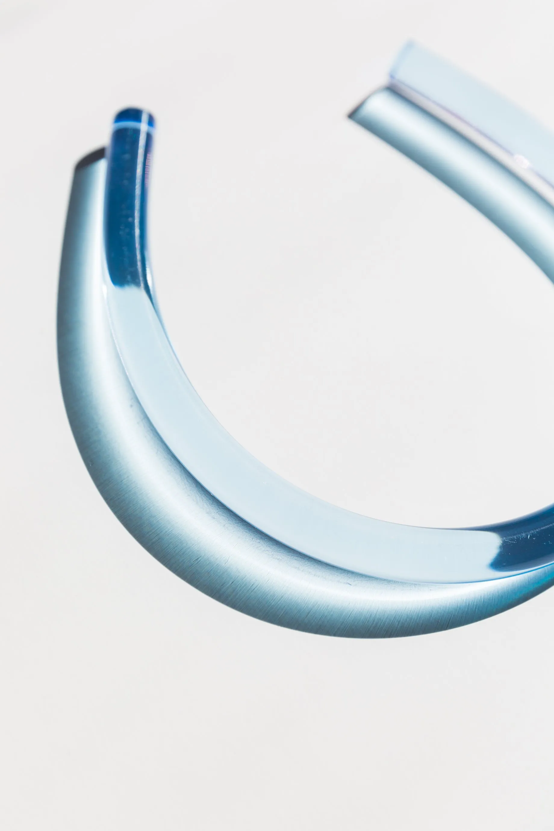 Horseshoe Necklace in Blue