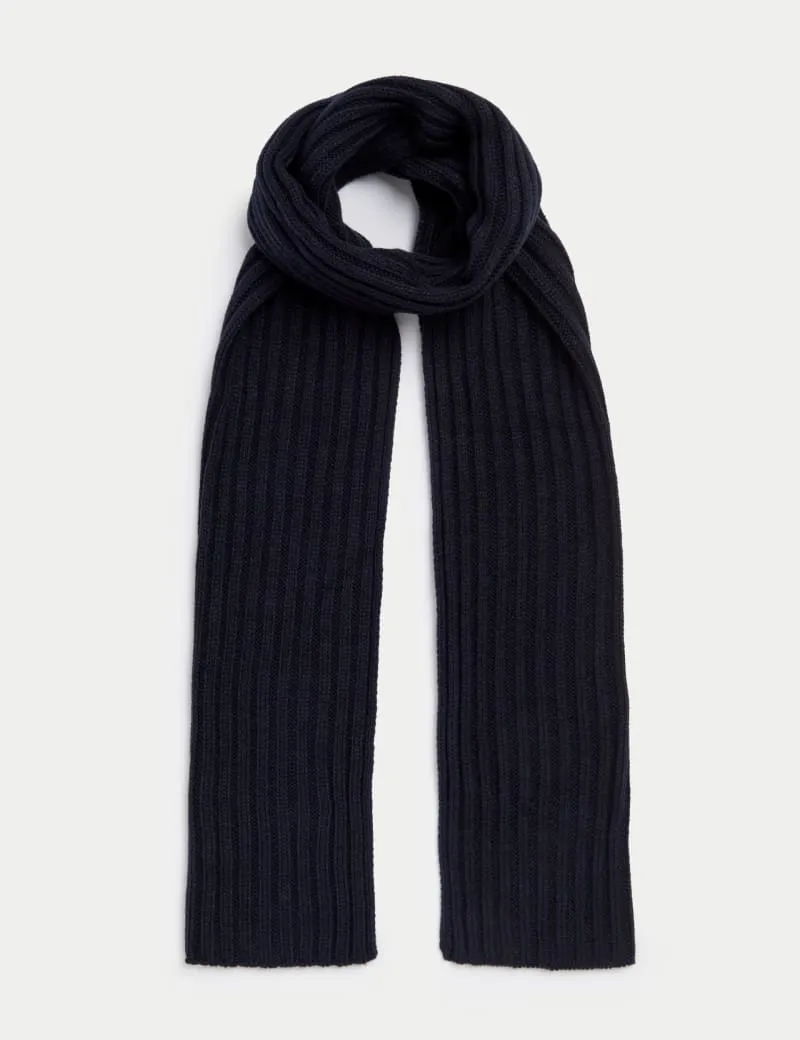 Knitted Textured Scarf