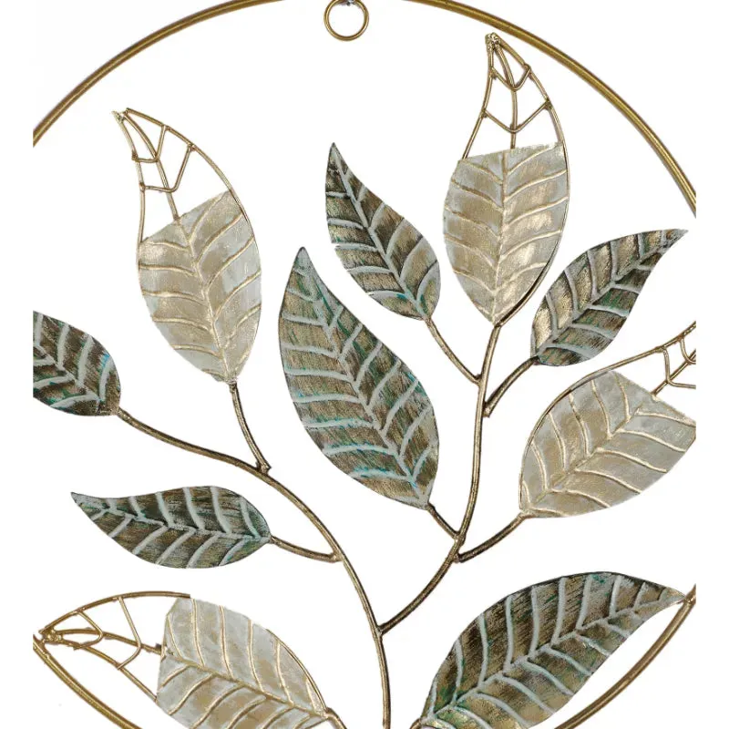 Mango Leaves Wall Decor | Set of 3 | 15 x 15  inches