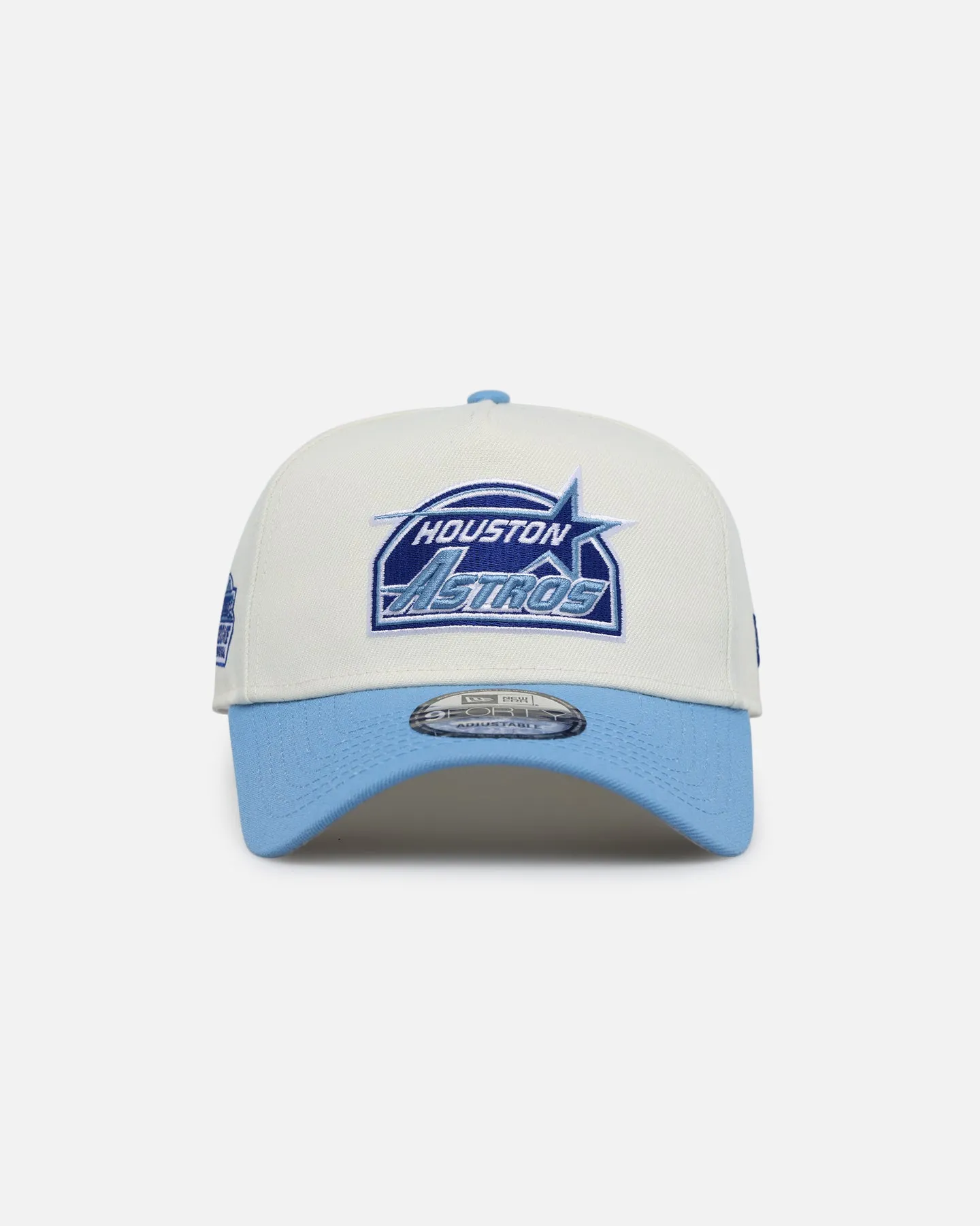 New Era Houston Astros 'Polar Breeze' 9FORTY A-Frame Snapback Chrome Sky