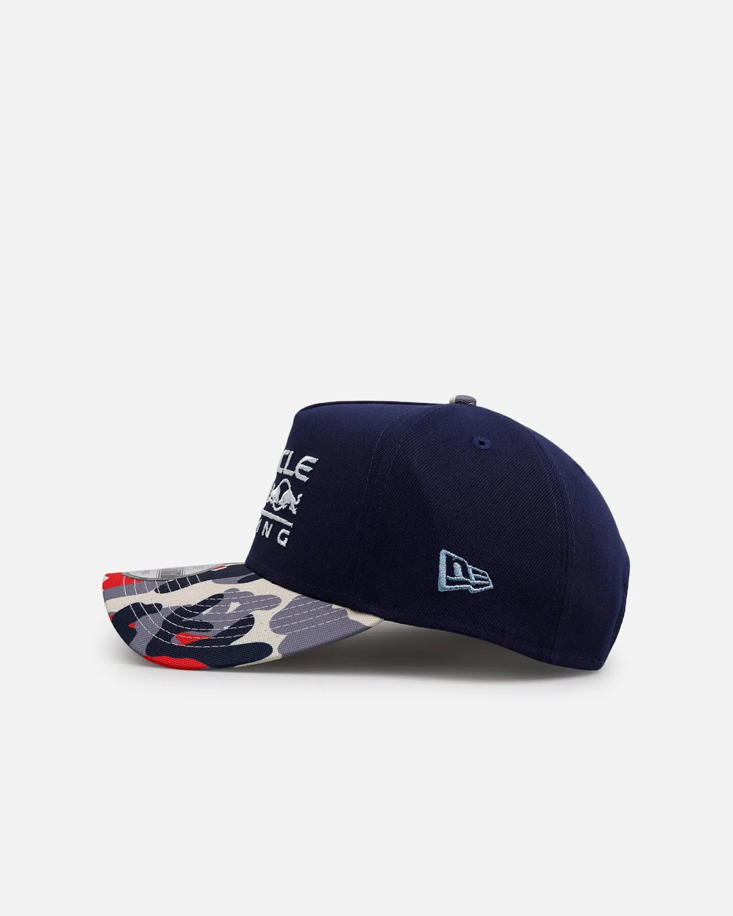 New Era Red Bull Racing 'Red Bull' Camo Visor 9FORTY A-Frame Snapback Navy