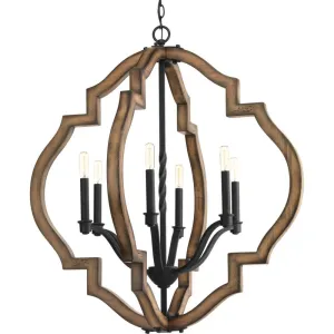 P4767-71 6-60W CAND Chandelier