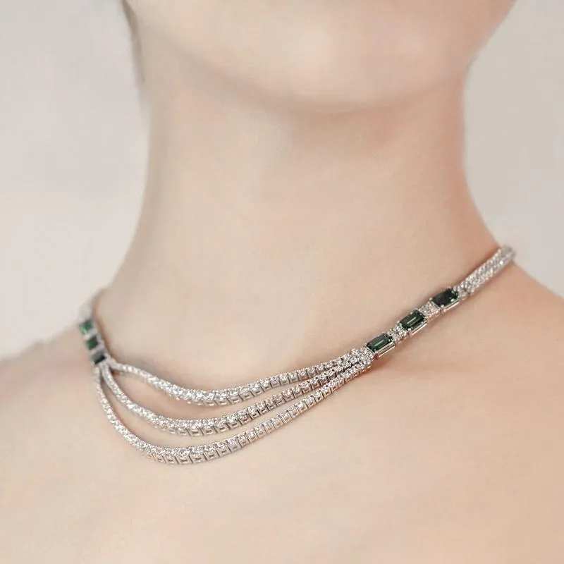 Premier Regal Necklace Emerald Green