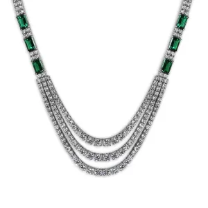 Premier Regal Necklace Emerald Green
