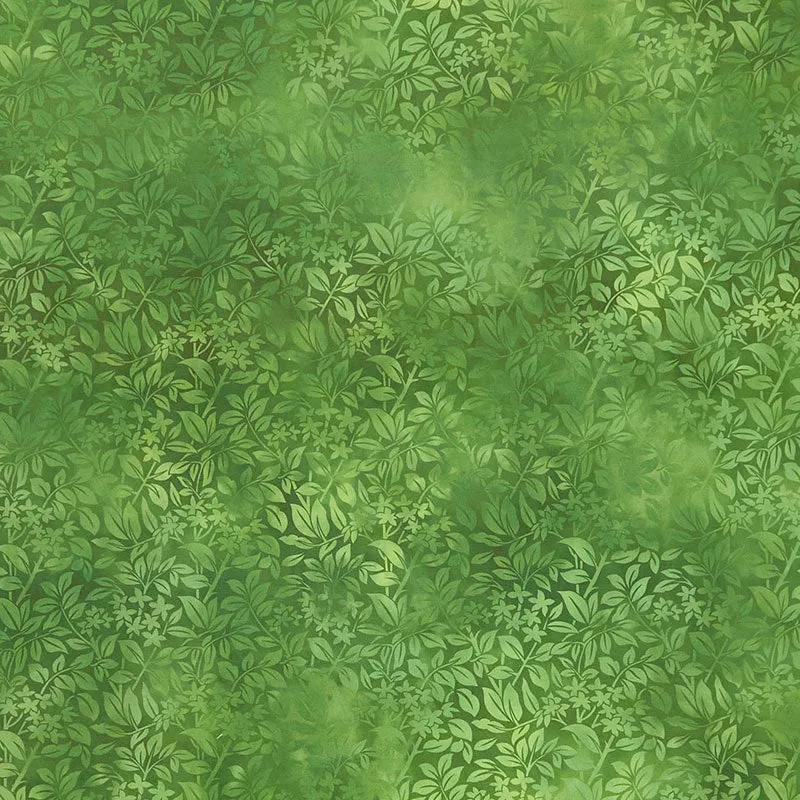 Prism - Vines Green Digitally Printed Yardage