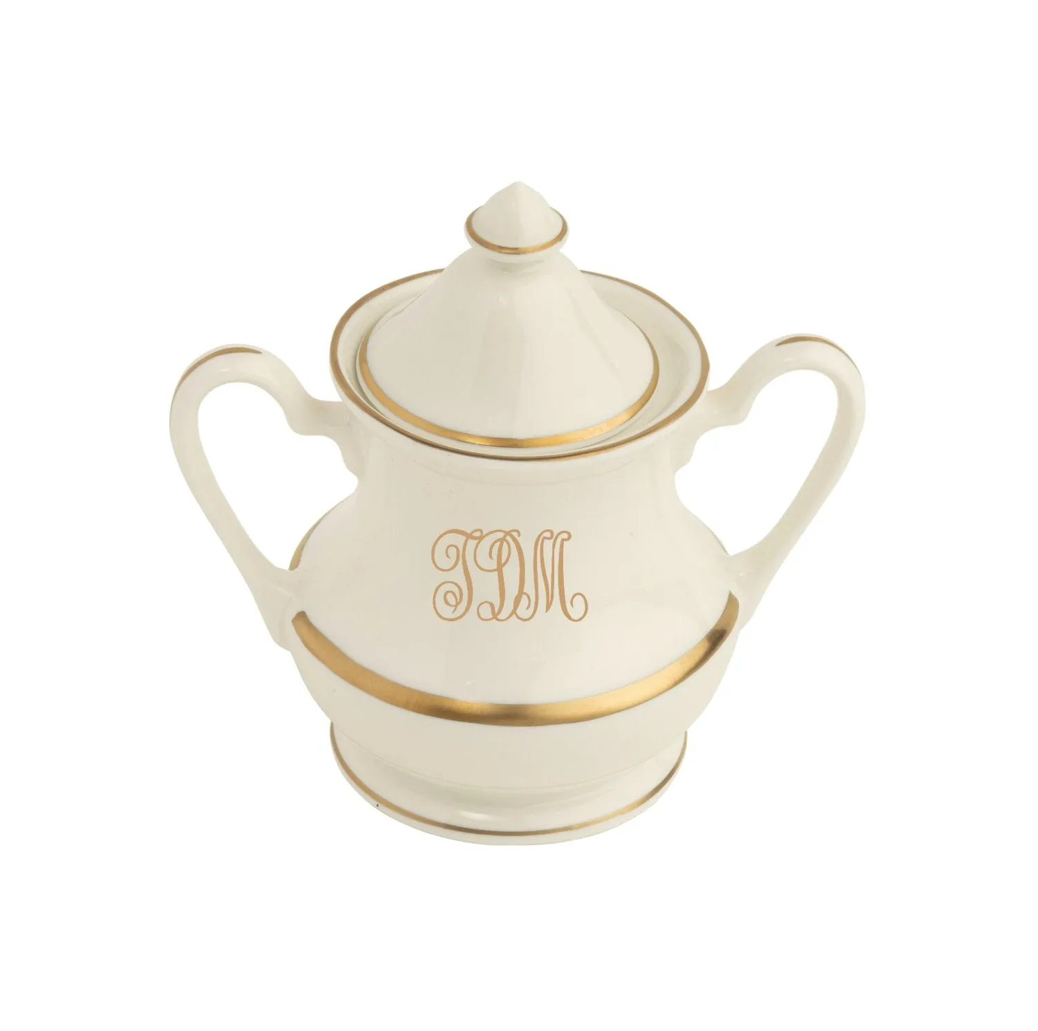 Signature Monogram Barbara Sugar Bowl & Cover