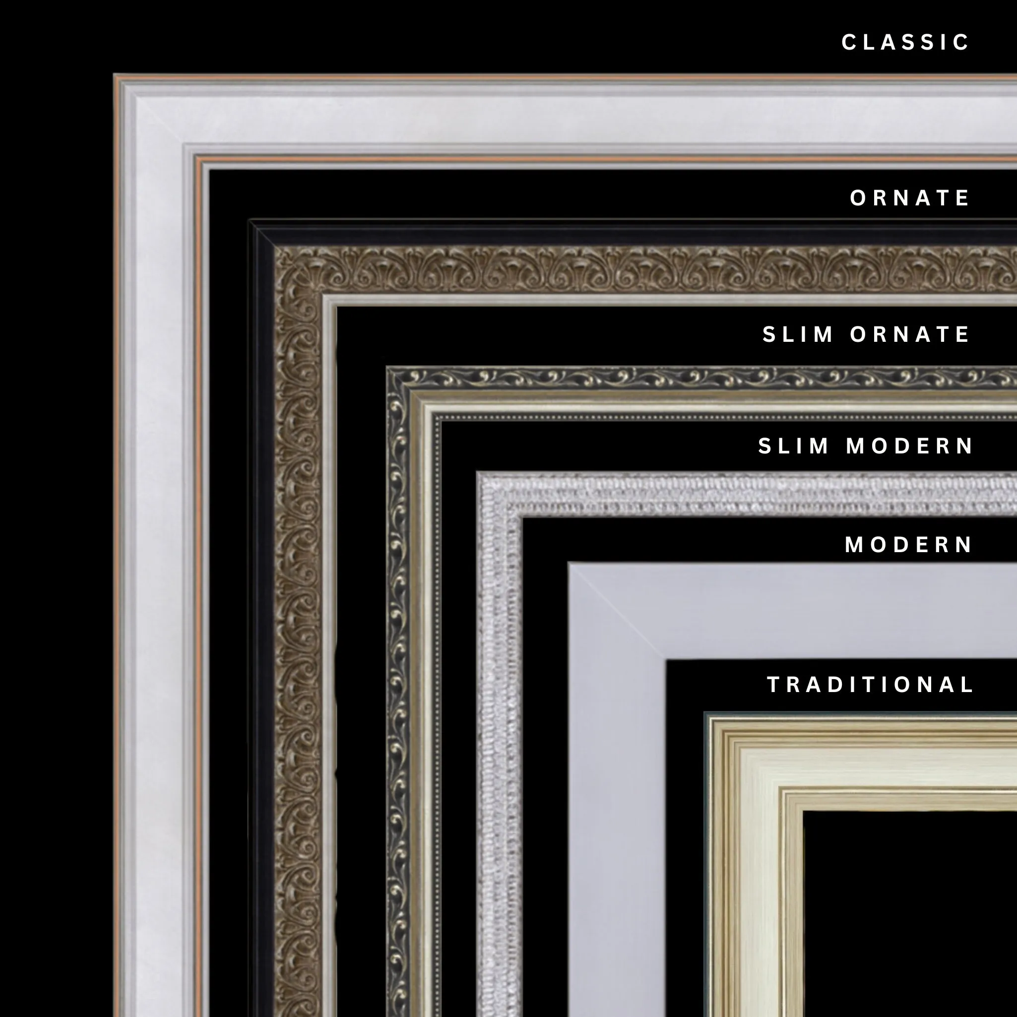 Silver 21x29 Picture Frame Ornate Traditional Classic Antique