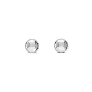 Sterling Silver 5mm Round Ball Stud Earrings