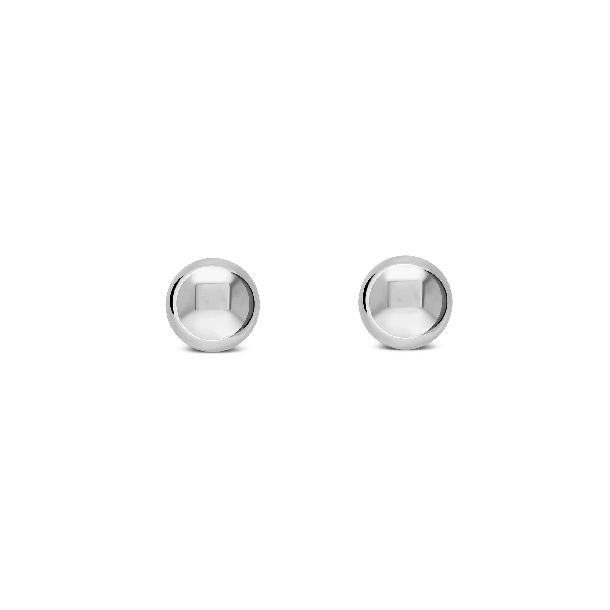 Sterling Silver 5mm Round Ball Stud Earrings