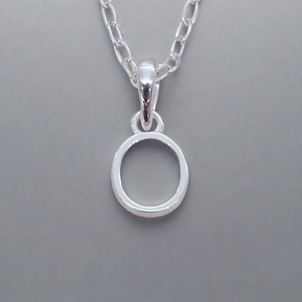 Sterling Silver Initial Necklace